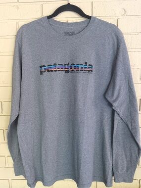 Great Pacific Iron Works Patagonia Graphic Long Sleeve T-Shirt Large L Gorpcore